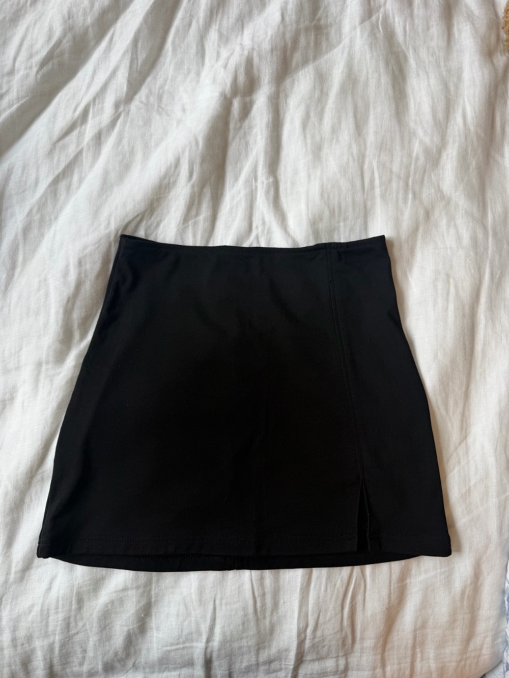 Unit black mini skirt